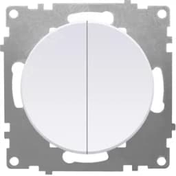 Выключатель двойной, цвет белый (серия Florence) 2172776 ССТ