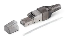 Коннектор Cabeus 8P8C-SH-C6+-TWP (RJ45, CAT.6A, экранированный, под толстую жилу, полевая оконцовка) (8956c)
