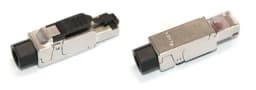 Разъем RJ-45 (8P8C) под витую пару Hyperline PLUF-8P8C-S-C6A-SH
