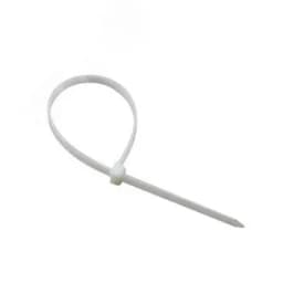 Хомут-стяжка кабельная нейлоновая 150x2,5 мм, белая, упаковка 100 шт, REXANT