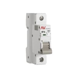 Выключатель автоматический AV-10 1P 16A (B) 10kA EKF AVERES