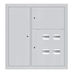 Щит этажный 4 кв. слаботочка слева (1000х950х150) EKF Basic