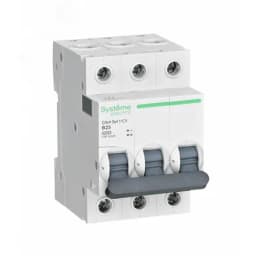 Выключатель автоматический трехполюсный 25А B 4.5kA 400В City9 Set Systeme Electric
