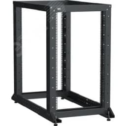 Стойка двухрамная LINEA F 37U 600х600-1000мм черная ITK