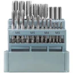 Метчики, легированная сталь Профи 21 шт., металлический кейс