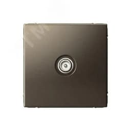 ARTGALLERY TV ТВ розетка оконечная 1DB, механизм, мокко