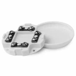 Коробка круглая на защелке на 4 пары проводов Элтех-сервис КК-8