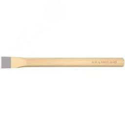 Зубило каменщика DIN 7254, ширина резца 26 мм, (20X12)X250 мм, плоско-овальный профиль, лакировка