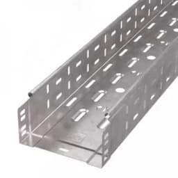 Лоток перфорированный Стандарт INOX (AISI 409) 150х80х3000 (0,7 мм) (6 м/уп)