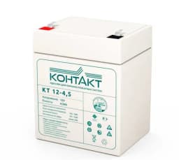 Свинцово-кислотный аккумулятор, 4.5 Ач KT 12-4,5 Контакт