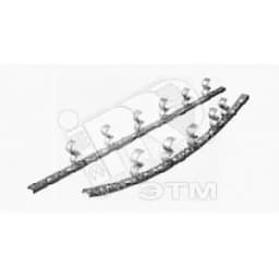 Стойка кронштейна рожкового криволинейного К1351.001А-05 , без покрытия, L2170мм, S3,0 Завод ЭМИ Курган