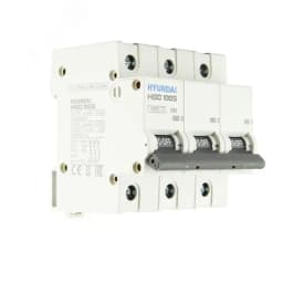 Автоматический выключатель HGD100S 3PMCS0000C 00080 3 полюса, 80А, ток к.з. 10kA, хар-ка C Элком