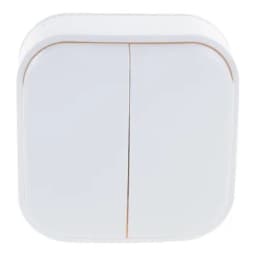 Выключатель 2-кл. ОП 10А IP20 бел. IONICH 1413