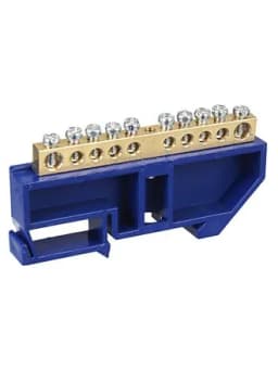 Шина нулевая на DIN-изол. ШНИ-6х9-10-Д-С IEK YNN10-69-10D-K07