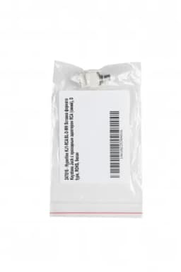 Вставка формата Keystone Jack с проходным адаптером RCA (синий) Hyperline KJ1-RCA/BL-D-WH
