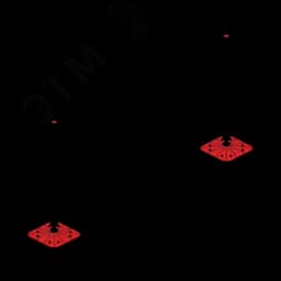 Опорная конструкция для горизонтальных прямоугольных воздуховодов и металлических лотков кабеленесущих систем TECHNORAPTOR FOOT 1000х500