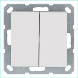 Переключатель перекрестный 1-кл. 10А IP20 механизм бел. глянцевый Jasmart G3013W
