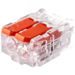 Клемма соединительная 2-контактная Elеctrodeel ED 230-612-b6, сечение 0,5-6,0 мм2, 41А/450В (упаковка 6 штук)