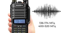 Портативная рация Baofeng UV-9R Plus 8 Ватт водозащищенная IP67