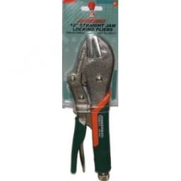 Зажим ручной с фиксацией и прорезиненными рукоятками, плоский захват, 250 мм, 0-60 мм Jonnesway