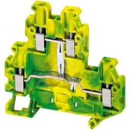 Клеммник винтовой с заземлением 4мм.кв 4 точки подключения NSYTRV44DPE Schneider Electric
