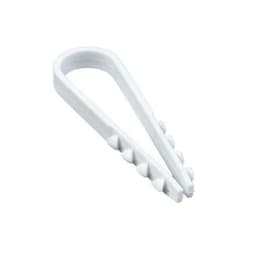 Дюбель-хомут для круглого кабеля (11-18мм) белый (50шт.) EKF PROxima