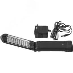 Лампа переносная аккумуляторная многоцелевая, светодиодная, складная, с магнитным держателем