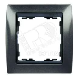 Рамка на 3 поста, S82, серый гранит - графит