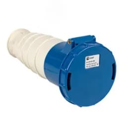 Розетка кабельная 63А 2Р+Е IP44 переносная 220В 233