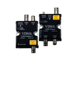 Удлинитель видео-, аудиосигнала, напряжения питания по коаксиальному кабелю VDS 2100/2200