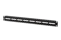 Патч-панель 1U на 48 портов RJ-45 Hyperline PPHD-19-48-8P8C-C6-110D