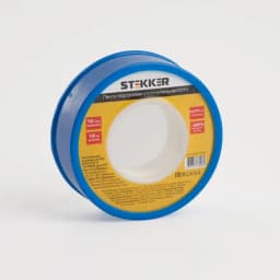 Лента уплотнительная тефлоновая ФУМ STEKKER 03 гм3 007512 мм 12 м белая INTP120751212 39914