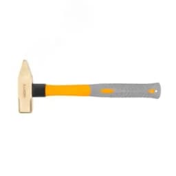 Молоток слесарный 0.6 квадратный боек сплав AlCu искробезопасный с фиберглассовой. рукояткой Калиброн