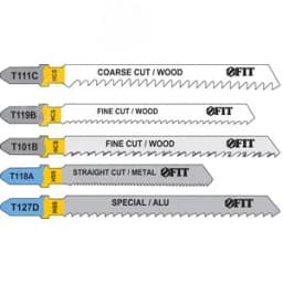 Набор полотен для электролобзика 5 шт (T111C, T119B, T101B, T118A, T127D)