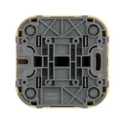 Выключатель 2-кл. ОП Quteo 10А IP20 10AX дерево Leg 782262