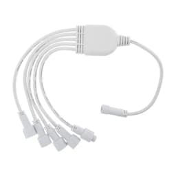 Разветвитель Y NeonNight для уличных гирлянд Professional 1 вход 5 выходов белый ПВХ 315434