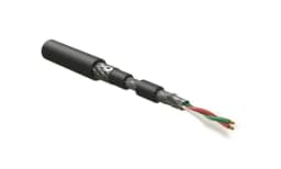 Кабель для шины PROFIBus-DP Hyperline PFDP-SF-1x2x22/7-ARM/W-SHF1/SHF1-BK (500 м)