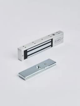 Электромагнитный замок (сила удержания 180кг), цвет серебристый сатинированный алюминий RAL 7047 RL-EM180-L0S R-Lock