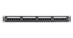 Коммутационная панель Folan 19", 1U, 24 порта, Кат.5e, неэкранированная, черная Folan FC-URP-24-UD2