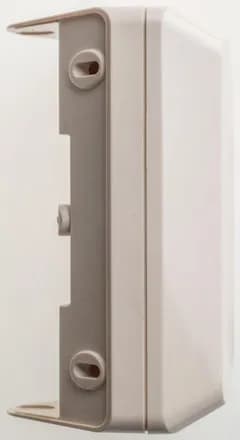 Розетка угловая 2-м ОП Этюд 16А IP20 250В с заземл. защ. шторки крем. SE PA16-108K