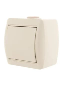 Выключатель 1-кл. ОП Nata 10А IP20 крем. LEZARD 710-0300-100