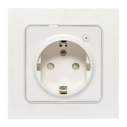 Умная розетка Стокгольм 1-местная 16А белый Zigbee EKF Сonnect