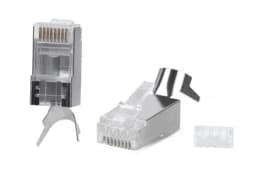 Коннектор Cabeus 8P8C-SH-C7(1.5)-TWP (RJ45, CAT.7A, экранированный, под толстую жилу) (7780c)