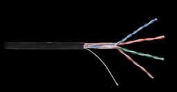 Кабель U/UTP, 4 пары, кат.5e, 24 AWG, внешний, PE, 305м NIKOMAX NMC 4100B-BK
