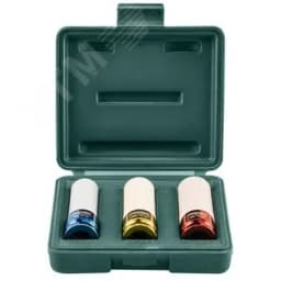 Набор головок торцевых ударных глубоких 1/2"DR для лекгосплавных колесных дисков, 17,19,21 мм, 3 предмета