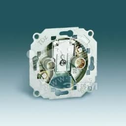 Розетка R-TV одиночная, затухание 9,8(R)-10,4(TV)dB, S82,82N,88, механизм Simon