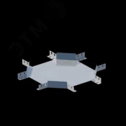 Ответвитель Х-образный 300х50 s=1,0 мм СОЭМИ