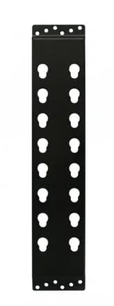 Заглушка органайзера с крепежом типа "монетка" Hyperline CMK-M-RAL9005