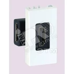 Connect Разъём HDMI 225х45мм (мама-мама) белый Simon