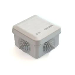 Коробка распаячная для наружного монтажа 70х70х40мм IP55 4 гермоввода с защелк. крышкой CHINT 8820012